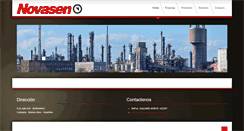 Desktop Screenshot of novasen.com.ar